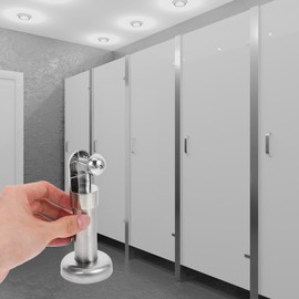 OSALADI 4 Pieces Bathroom Divider Accessories Public Toilets Divider Foot Toilet Divider Fittings Divider Fittings Supply Divider Fittings Accessories Toilets Divider Wall