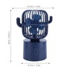 USB Charging Desktop Mini Fan Home Office Travel Portable 3