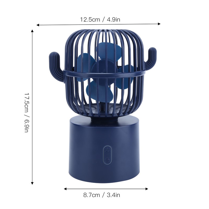 USB Charging Desktop Mini Fan Home Office Travel Portable 3