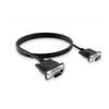 H.May 1 M All Copper RS232 Serial Cable,9 pin COM