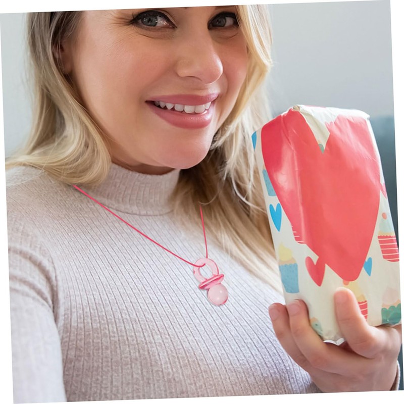 Kisangel 150pcs Mini Pacifiers for Shower Games Acrylic Shower Decorations