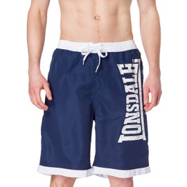 Lonsdale Herren CLENNELL Shorts, Navy/White, 3XL