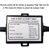 CARROFIX US Vehicle 4-Way Flat Plug to European 7-Way Round