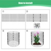 Eunika 18 Pcs Round Plant Protector from Animals, 6 Pack