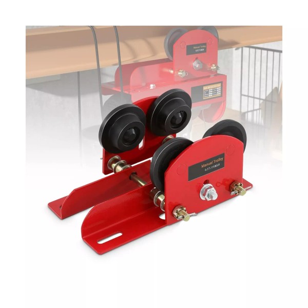 POWLAB Heavy Duty I Beam Trolley - 0.5 Ton Capacity