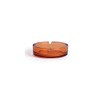 Excelsa Round Ashtray 10.5 cm Glass Orange