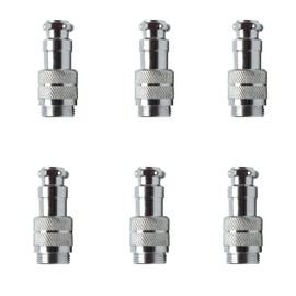 BVMAG 8 Pin Male Microphone Connector Adapter Mic Extension Cable Connectors 6Pack