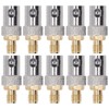 10Pcs RF Coaxial Cable Adapter SMA Female to BNC Female