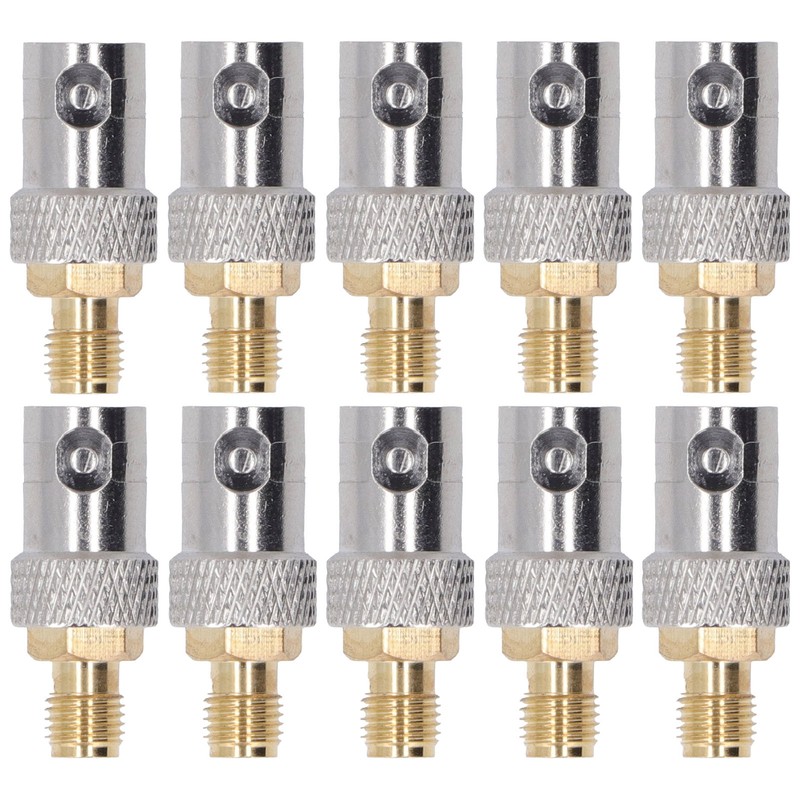 10Pcs RF Coaxial Cable Adapter SMA Female to BNC Female