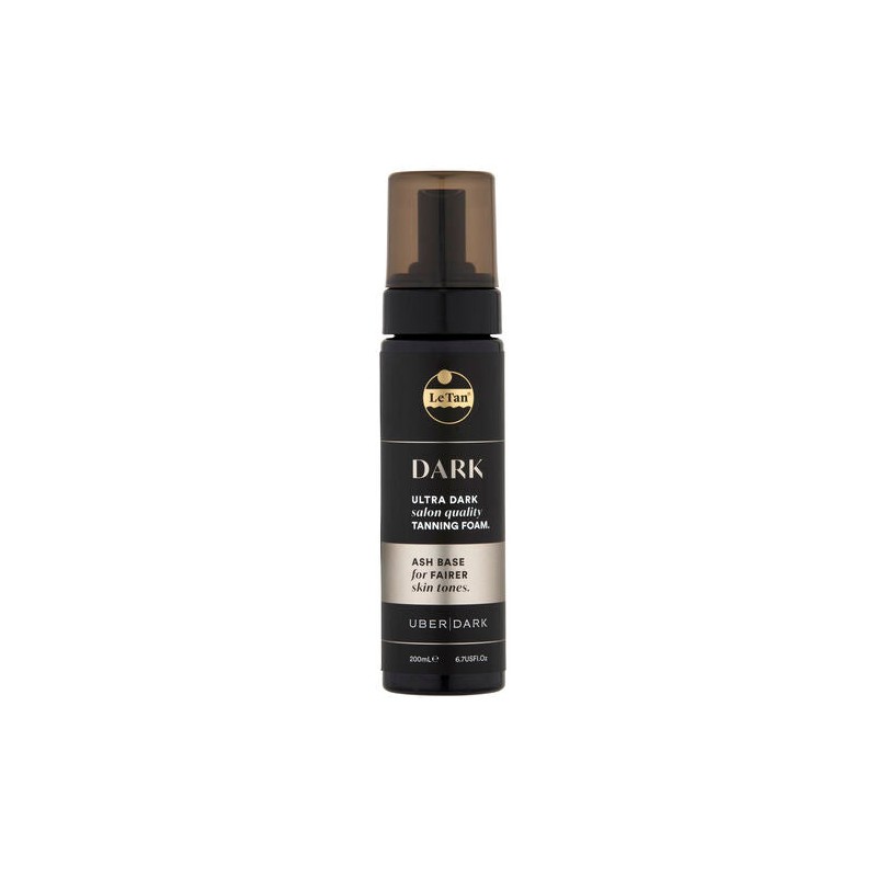 Le Tan Uber Dark Self Tanning Foam Ash Base 200mL