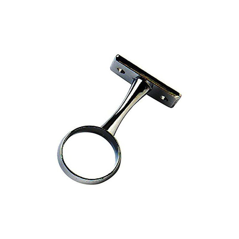 Merriway BH04425 25mm (1 inch) Chrome Wardrobe Rod Rail Centre