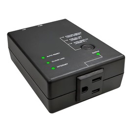 ezOutlet5 IP Enabled Remote Power, Ping Auto Reboot, Single Outlet, 10A Fuse, WiFi & LAN, Cloud & APP.