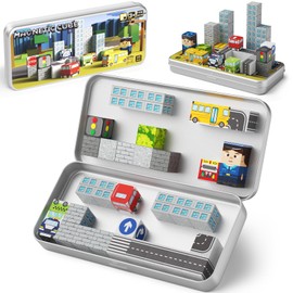 Magnetic Building Blocks, City Theme, Educational Construction Toy (6)