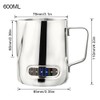 600ml Milk Jug Frothing Pitcher Stainless Steel Coffee Frothing Jug,with