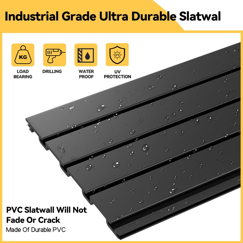 RORA Slat Wall Paneling Garage Slat Wall Storage Systems 2x4