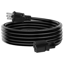 LAKCZIO 2 Pcs 6 FT 12 Gauge Extension Cord, 12AWG 15Amp 5-15P Household AC Plug Adapter to 20Amp 5-15R, 5-20R, 6-15R, 6-20R, T Blade Outlet Power Cord.