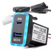 Universal Car Charger Type-C PD & QC3.0 Dual USB Port