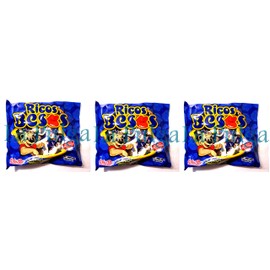 3 - Montes Ricos Besos Chocolate Flavor Toffees Mexican Candy 6 oz Each