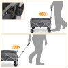 efunmodern Heavy Duty Folding Wagon Cart 220lb Utility Wagon for