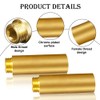 Brass Tap Extension 3/4 Inch x 100 mm, DN20 Thread
