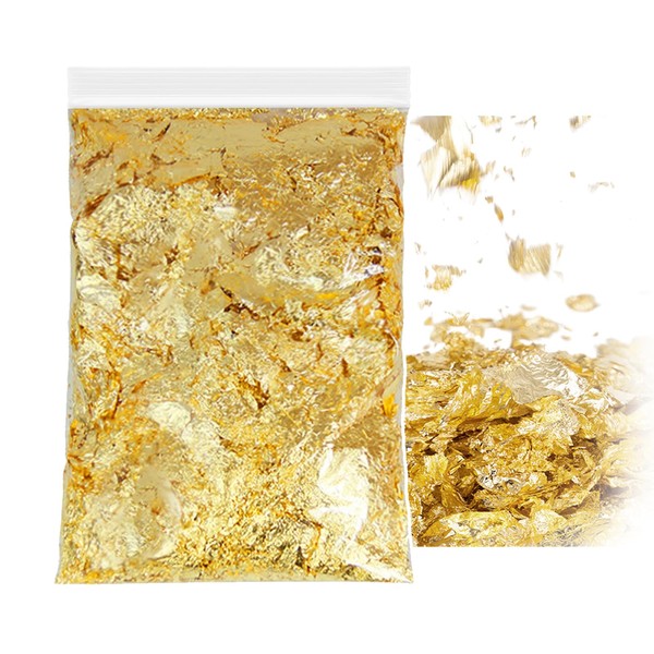 Gold Leaf Hair Coming of Age Ceremony, Gold Foil Sheet,