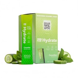 310 Nutrition Polvo de electrolitos sin azúcar - Paquetes de hidratación instantánea para el equilibrio diario de líquidos - Mezcla de bebida de rehid
