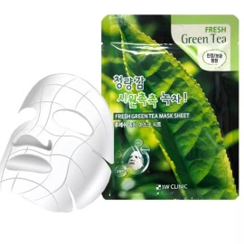 녹차 3W 고밀착 냉온 마스크시트 10매 Green Tea 3W High-Adhesion Cooling and Warming Mask Sheet 10 Pieces
