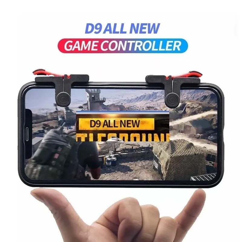Ecoshopmaster Gatillos para Celular Gamer D9 Control Botones L1 R1