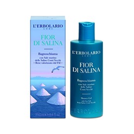 L'Erbolario Fior Di Salina Shower Gel - Foamy Gel Similar To Seafoam - Full Of Marine, Aromatic And Citrus Notes - Leaves The Skin Feeling Fresh And Soft - Paraben Free - Long Lasting - 8.4 Oz