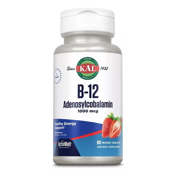 KAL Vitamina B12 1000 Mcg Adenosilcobalamina Activmelt 90 Tablet