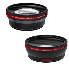 Als Variety 58mm Accessory Bundle with Auxiliary Lens Combo, HD Filters, Macro Close Ups, Battery and Charger for Canon EOS 4000D, 3000D, 1500D, 2000D, 1300D, 1200D, 1100D, Rebel T6, T7, T100