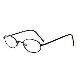 Calabria Flex Plus KIDS 84 Oval Reading Glasses +2.75 Matte Black Girls