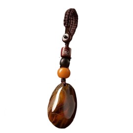 Lagnlnaoy Keychain feng shui Amulet lucky charm Key Chains Car keyrings leather handbags Bring,Safty, Healthy,Success