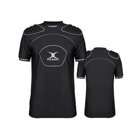 Gilbert Shoulder Guard Atomic V3 WR Approved GB-9523 Rugby Shoulder Pad GB9523 (XL) Black