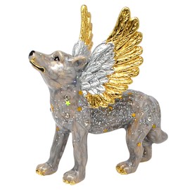 Sky Wolf Statue Fengshui Home Decoration Good Luck Wealth Prosperity Decoration New Year Gift