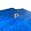 waterproof tarpaulin/builders tarp/ground sheet cover up LARGE 2m x4m