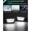 PWOBVZ LED Side Marker Light Assembly, Front Fender Bumper Lamps