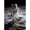 Space Moon Landing Birthday Card