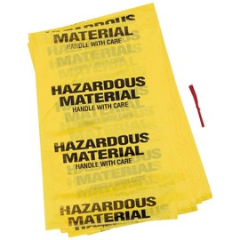 Sellstrom Hazardous Waste Bag with Ties, S68180