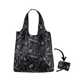 Re-Uz Lifestyle Shopper Foldable Reusable Shopping Grocery Bag - Rock and Roll