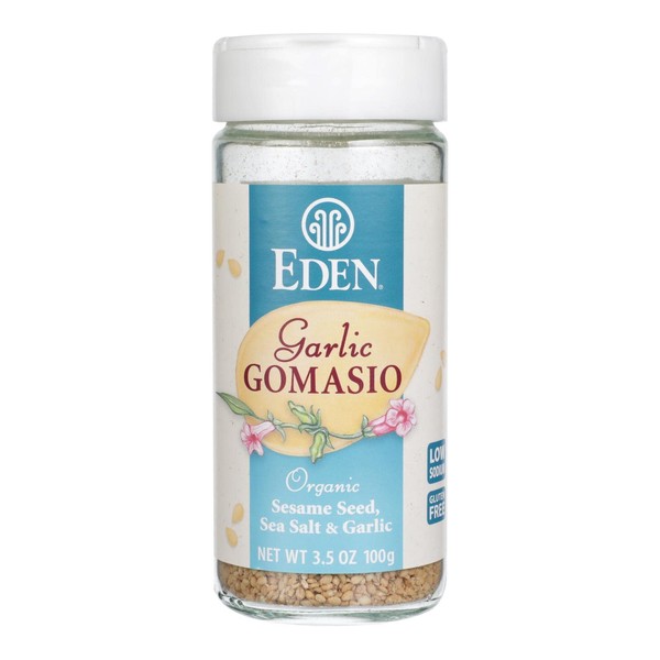 Eden Foods Organic Garlic Gomasio - Sesame Salt, 3.5 Ounce - 6 per case6