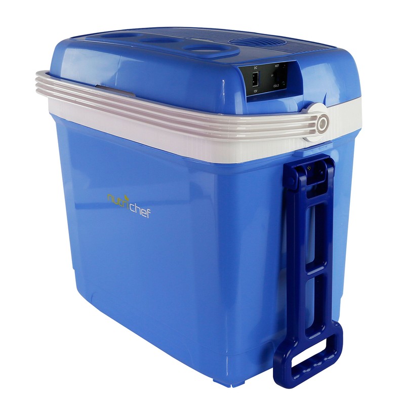 NutriChef Portable Electric Food Warmer / Cooler Fridge, 32L Capacity