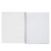 School Smart Spiral Wide Ruled Notebook, 8 x 10-1/2 Inches