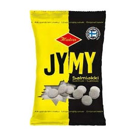 Halva Jymy Salmiakki Liquorice 26 Pack of 100 g
