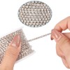 Pandahall 1 Roll Rhinestone Chains 2.8 mm Crystal