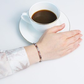 Genuine Gemstone Bracelet with Round 4 mm Beads – Various Lengths – Healing Stone Protective Stone Bracelet Lucky Charm Talisman Gift, Gemstone, Gemstone