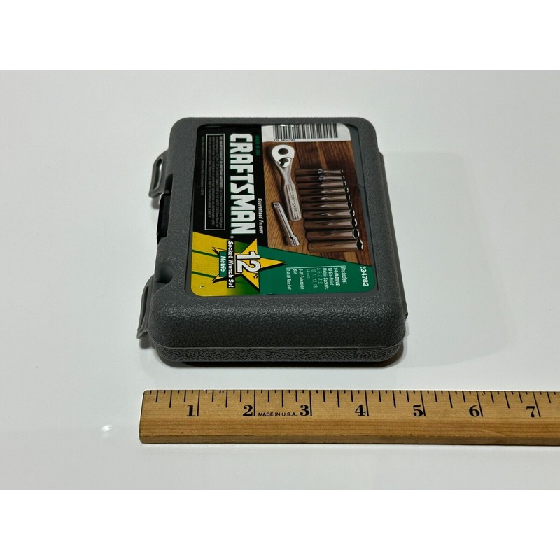 Craftsman Tools USA 34782 NEW 12pc Metric 1/4’ Drive Socket