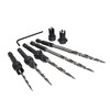 Meichoon Countersink Drill Bit Set 5 Pieces Hex Shank 3