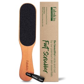 Fabskin Wooden Foot Scrubber For Dead Skin | Dual Sided Foot Filer | Callus Remover | Feet Scraper