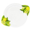 Lashuma Handmade Round Breakfast Plate Italian Ceramic Lemon Design Dinner